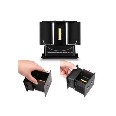 Imagen 2 del producto Foco Luz Cálido Aplique Para Pared Led Exterior Cuadrado