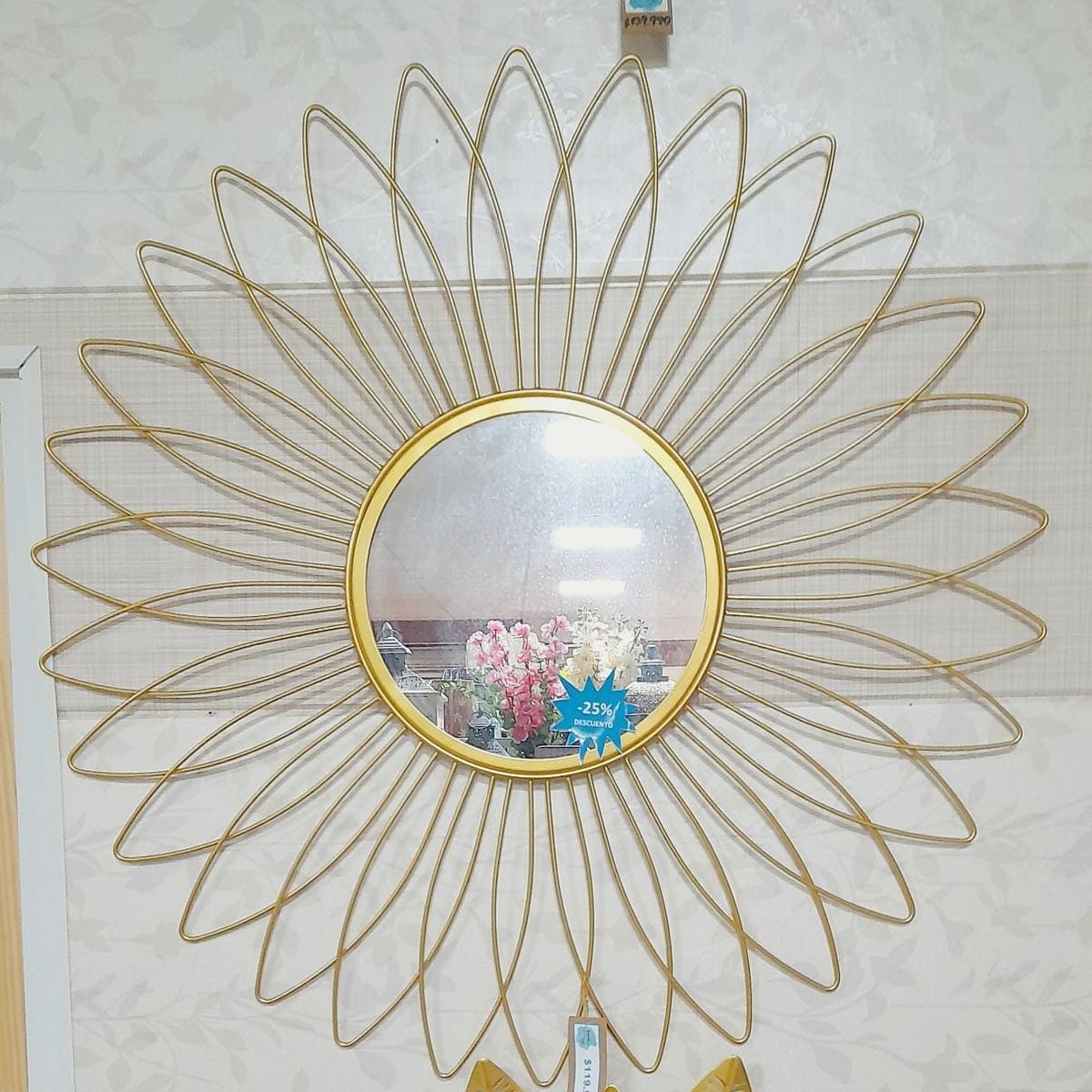 ELAB PROPIA - ESPEJO DECORATIVO SOL DORADOS
