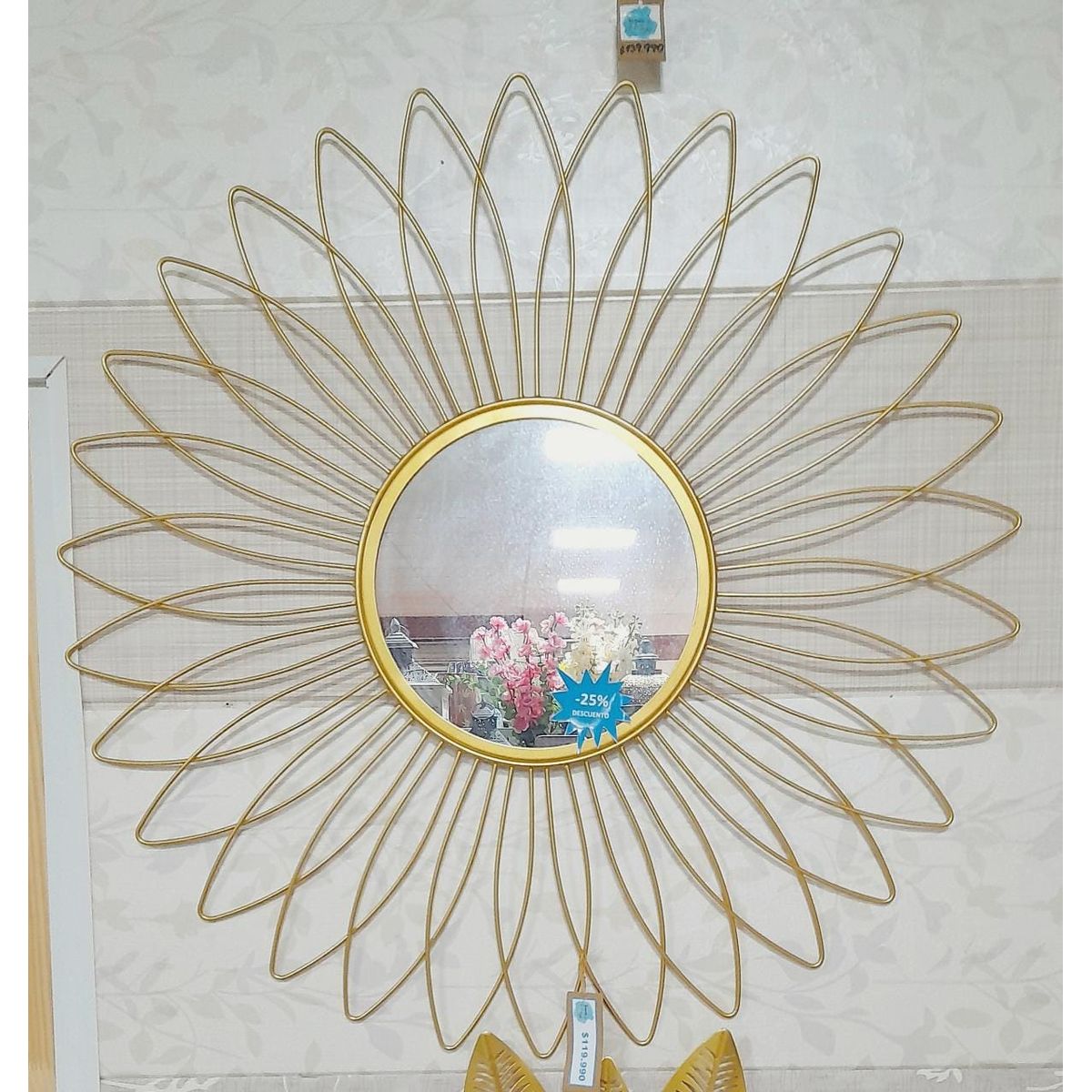 ELAB PROPIA - ESPEJO DECORATIVO SOL DORADOS
