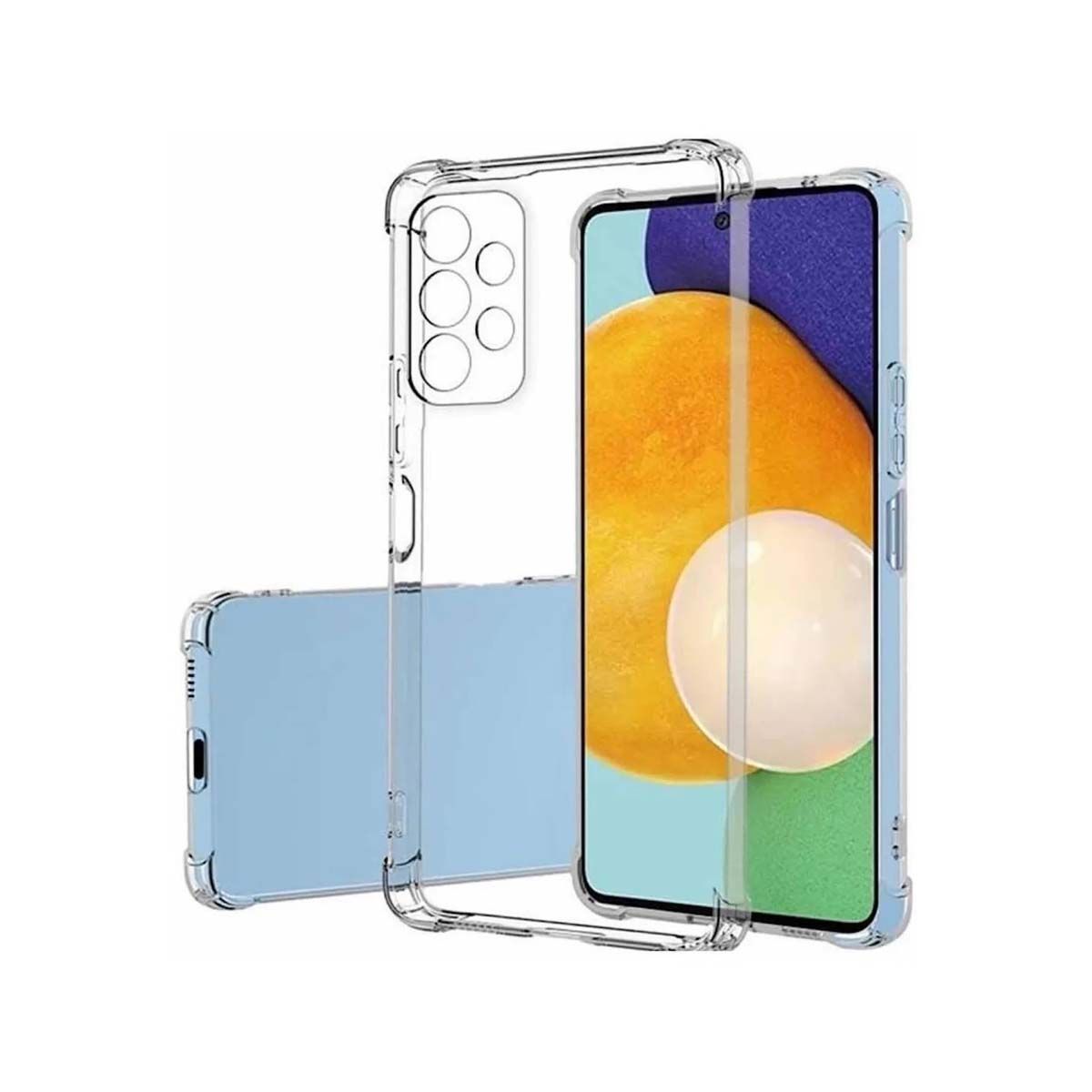 JOIGO - Carcasa para Samsung A73 5G silicona transparente reforzado
