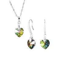 Conjunto Romance Plata 925 creado con cristales de Swarovski® Vitral Medium