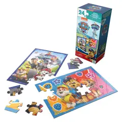 SPIN MASTER - Paw Patrol - Rompecabezas 3D - Pack 2 Puzzles
