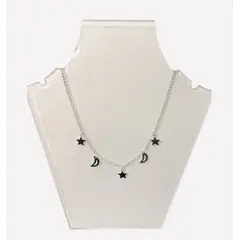 TAETHAI - Gargantilla de plata 925 lunas y estrellas