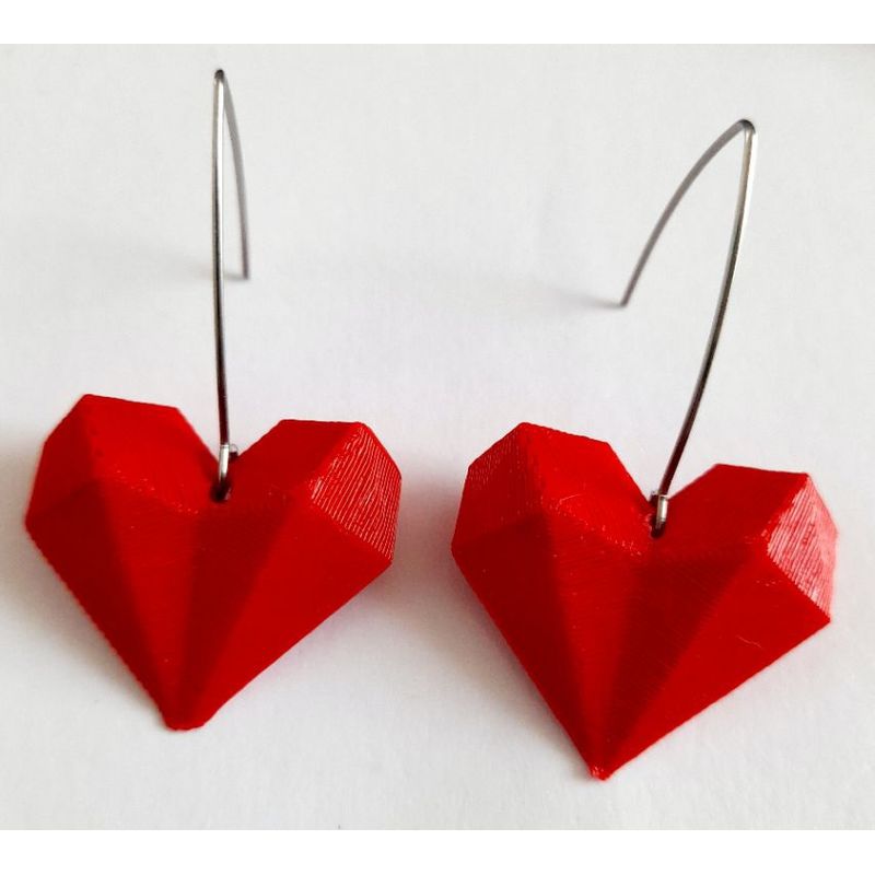 CATHALIFAUDJOYAS - Aros 3d corazón CathalifaudJoyas