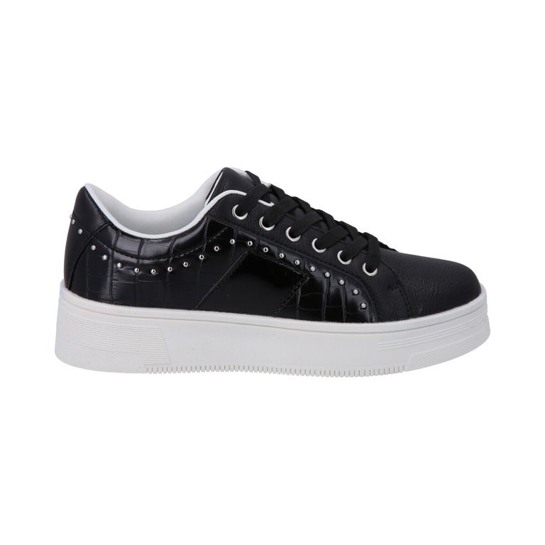 Zapatilla Urbana Mujer Negro Haus