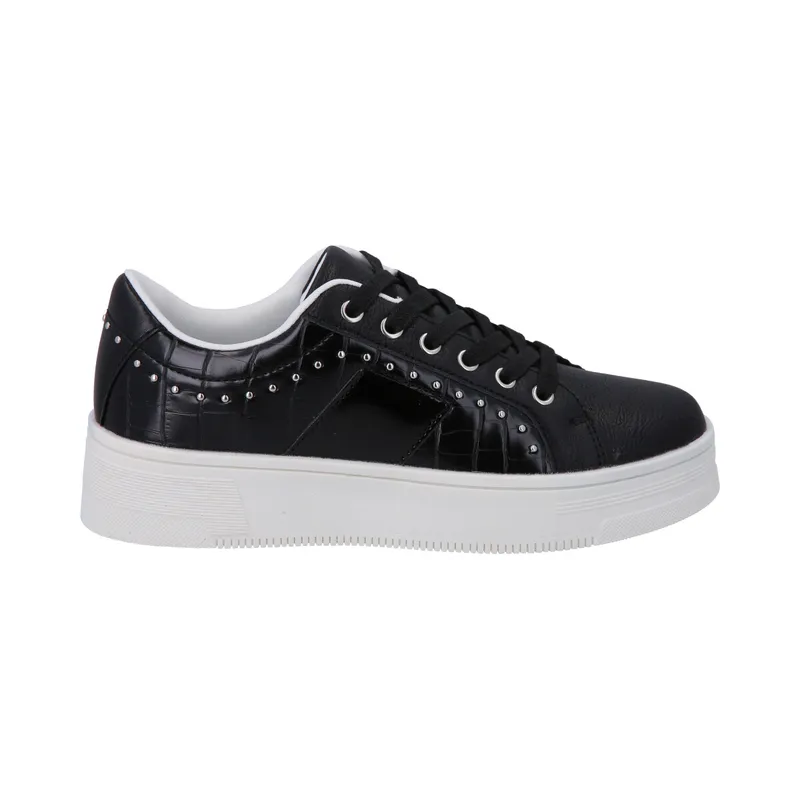 POLICE - Zapatilla Urbana Mujer Negro Haus Police 