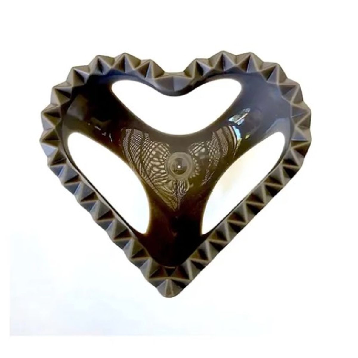 GENERICO - Cortador Plástico Con Mango Para Masa De Galletas - Corazón