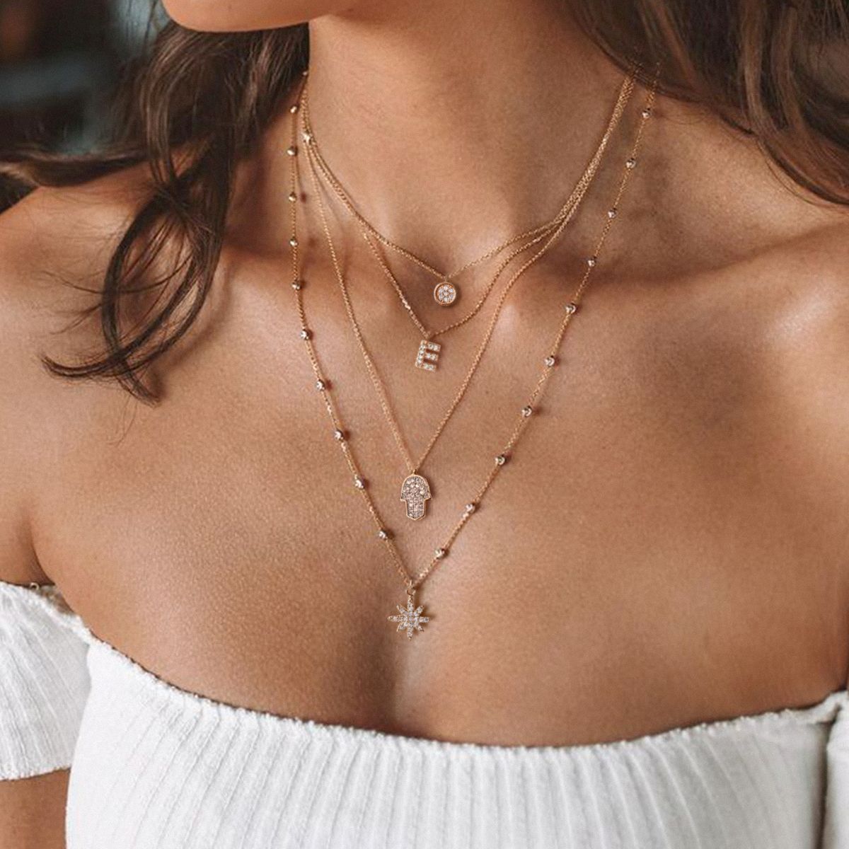 PSK JOYAS - Collar Roma  punto de luz circon plata