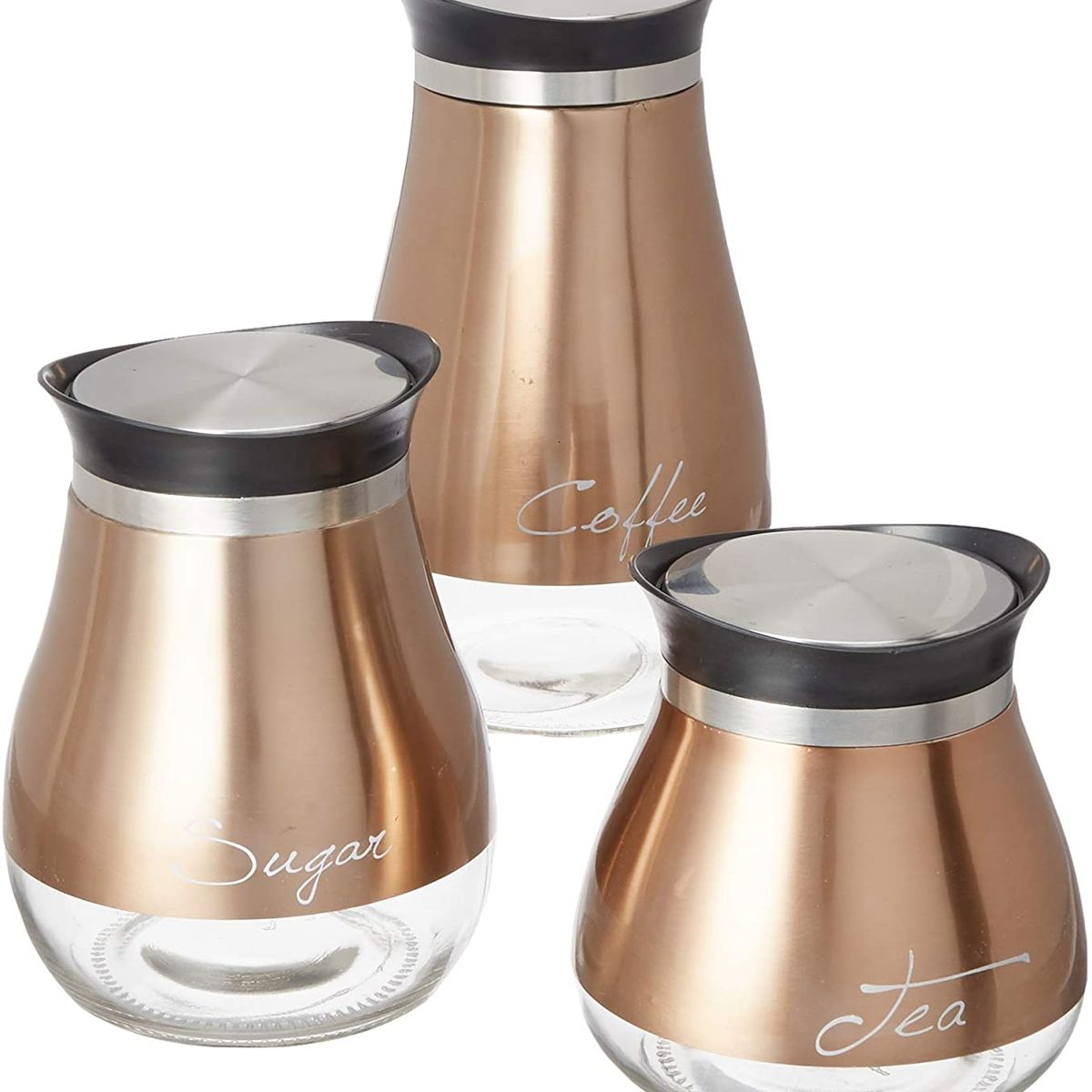 GENERICO - Set 3 Contenedores Cobre Le Regalo