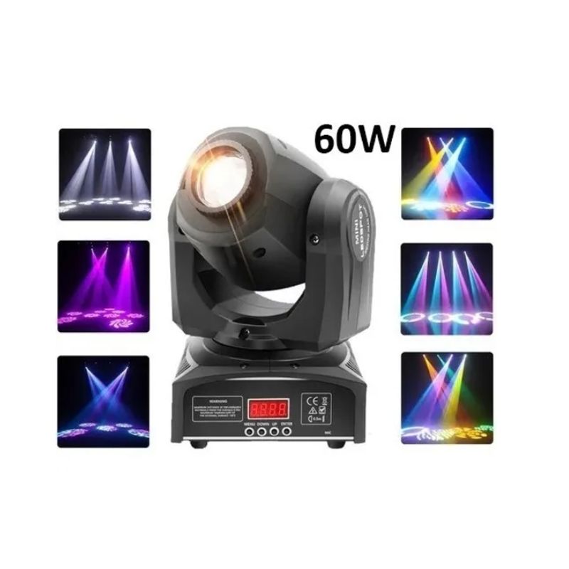 ESHOPANGIE - Cabeza Movil Robotica Led 60w Fiestas