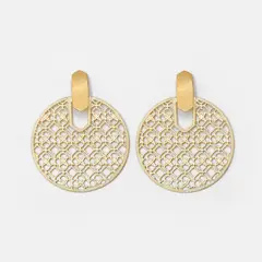 PSK JOYAS - Aro Mujer Enchape Oro 18 Kt Pskjoyas Mandala Kendra