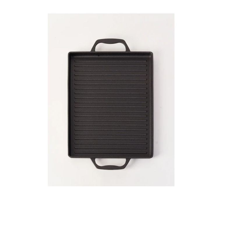 GENERICO - Plancha Hierro Fundido Wayu Con Azas Iron Cast