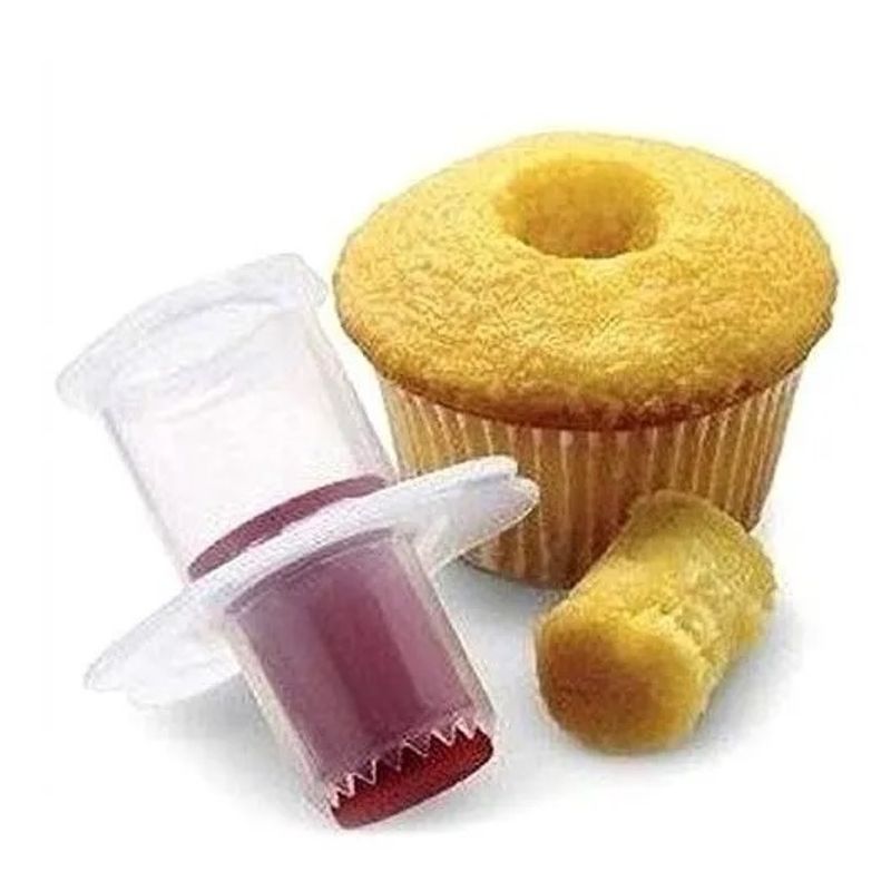 GENERICO - Saca Bocado Para Cupcake Descorazonador Ahuecador Cupcake