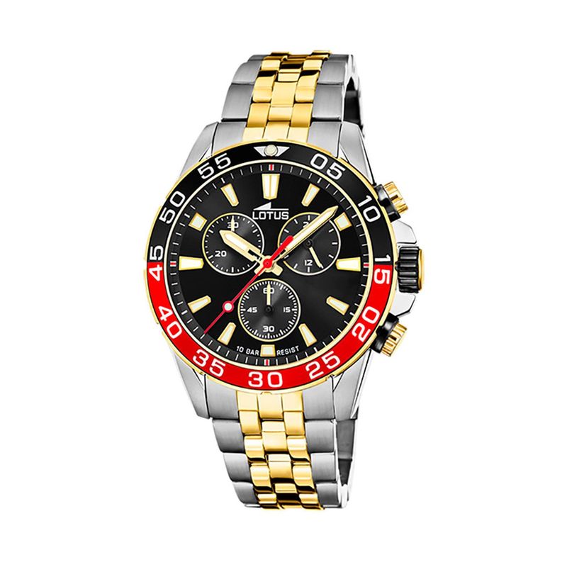 LOTUS - Reloj 18767/4 Lotus Negro Hombre Crono Deportivo