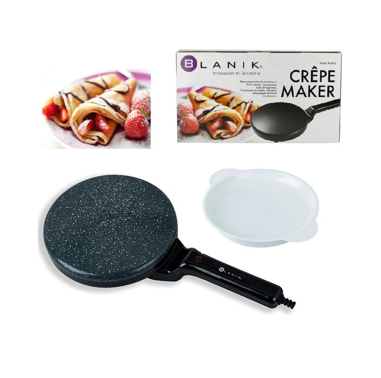 BLANIK Maquina Crepes Panquequera Crepe Maker BCM03 Antiadherente