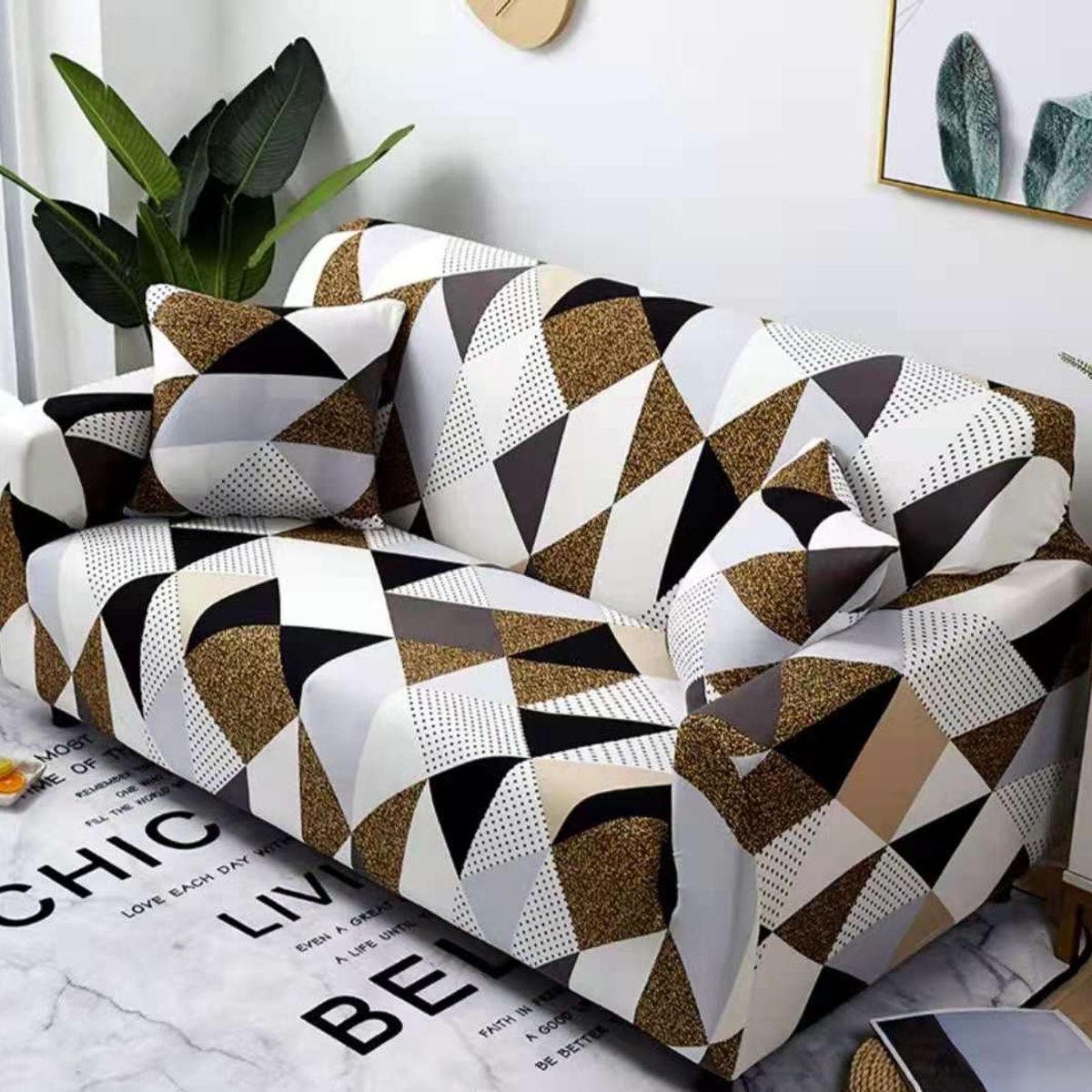 BJ HOGAR - Funda Protector Cubre Sillón Sofá 3 Cuerpos 21