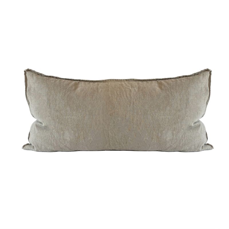 NATURALINO - Cojín Mayo 45x100 Lino Grueso Beige