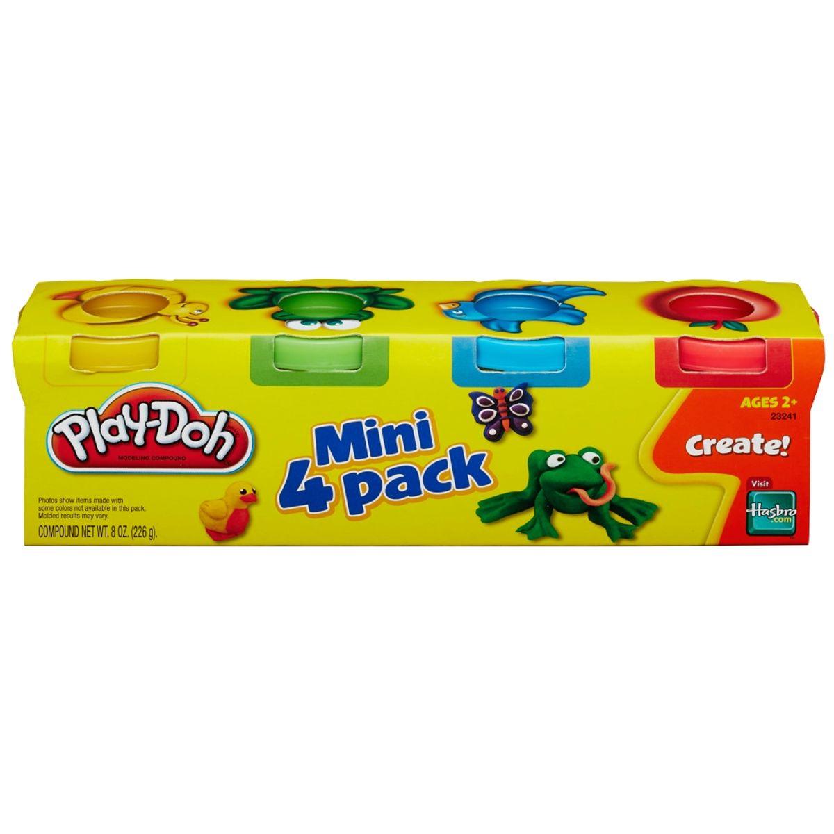 PLAY DOH - MASA PLAY DOH MINI PACK 4 UNID BÁSICOS