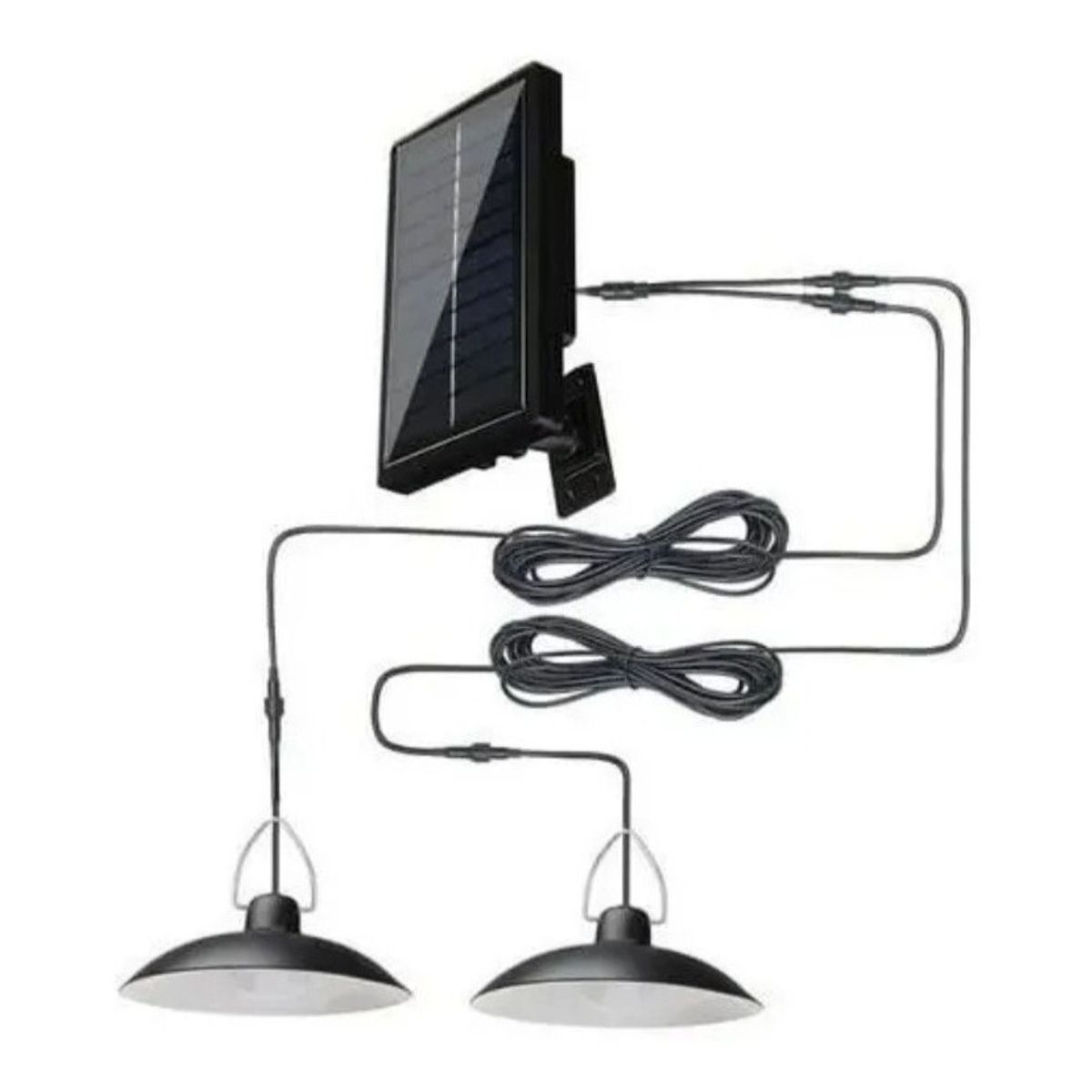 GENERICO - Lampara Solar Doble Colgante 240w Plafon Control