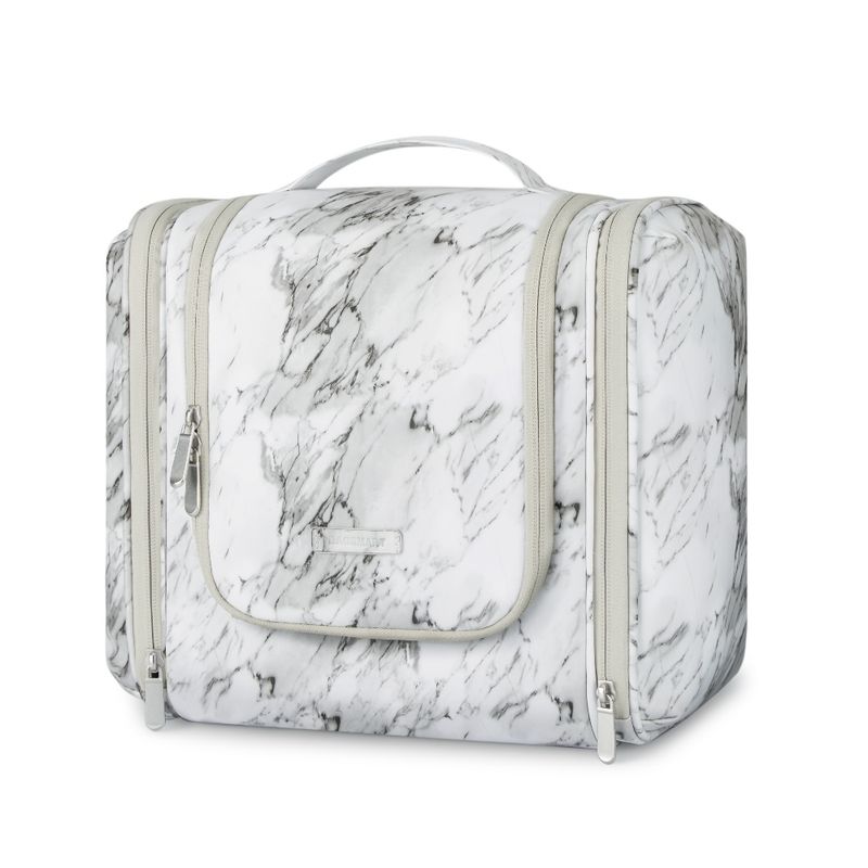 BAGSMART - Bagsmart - Bolso organizador de aseo - Blanco marmoleado