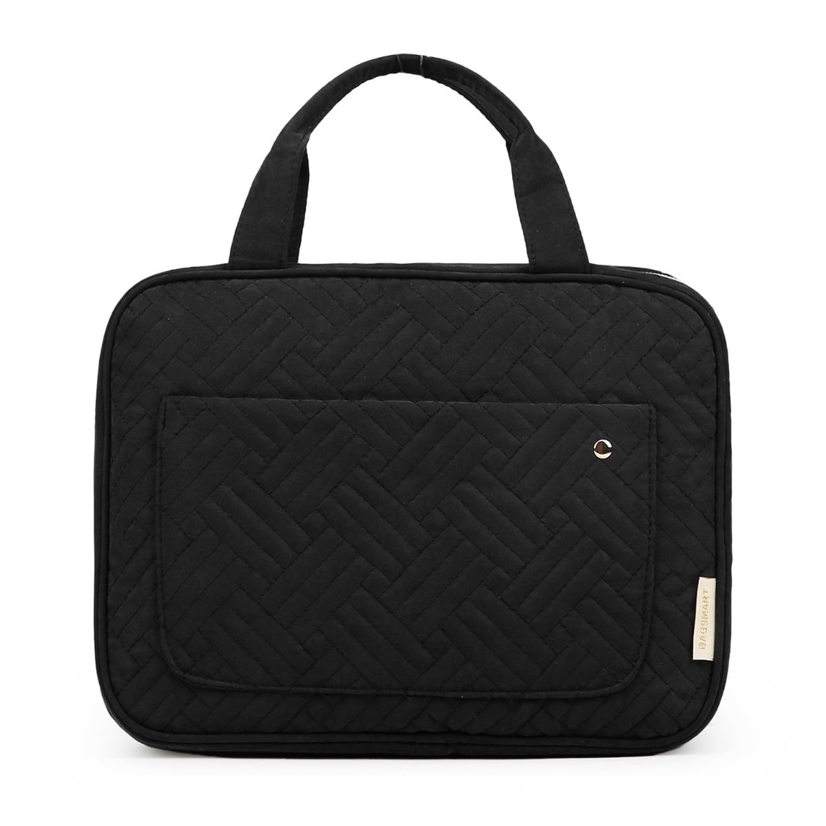 BAGSMART - Bagsmart Neceser de Viaje Bonchemin con Gancho Mediano Negro