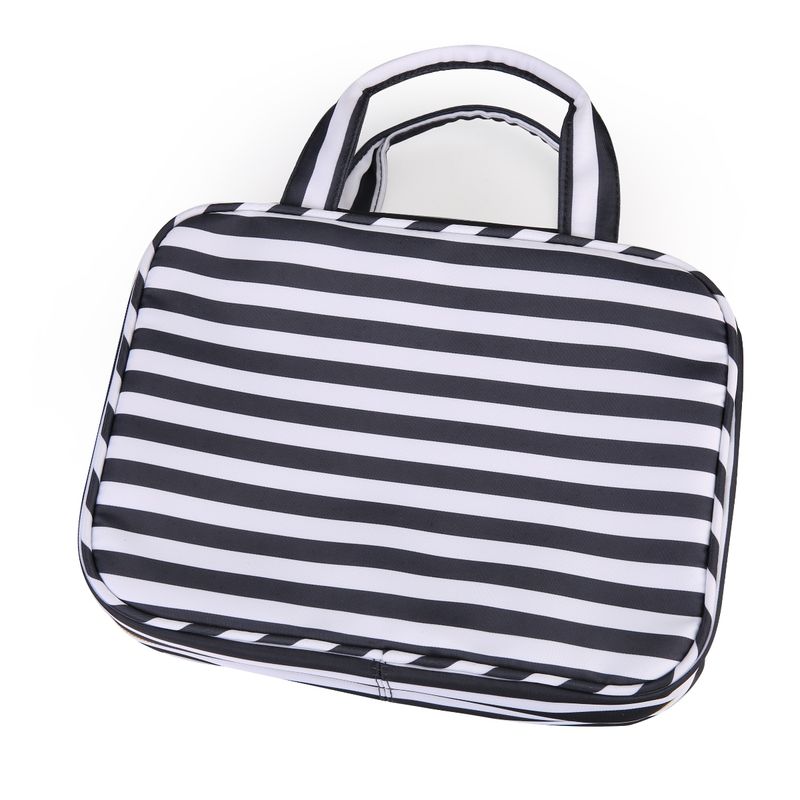 BAGSMART - Bagsmart Neceser de Viaje Bonchemin con Gancho Mediano Rayas