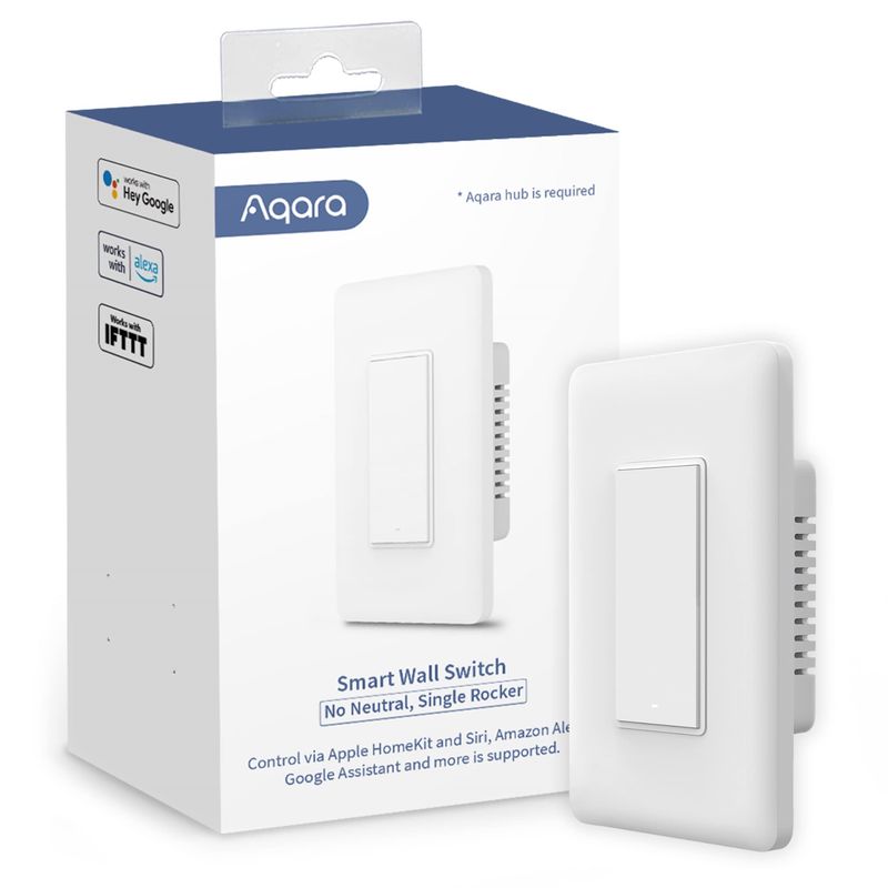 AQARA - Aqara Interruptor Simple Sin Neutro Homekit - Alexa - Google Home