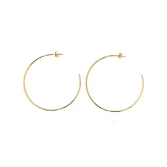 COGGIOLA - Aros Argollas 35mm Enchapado Oro 18K