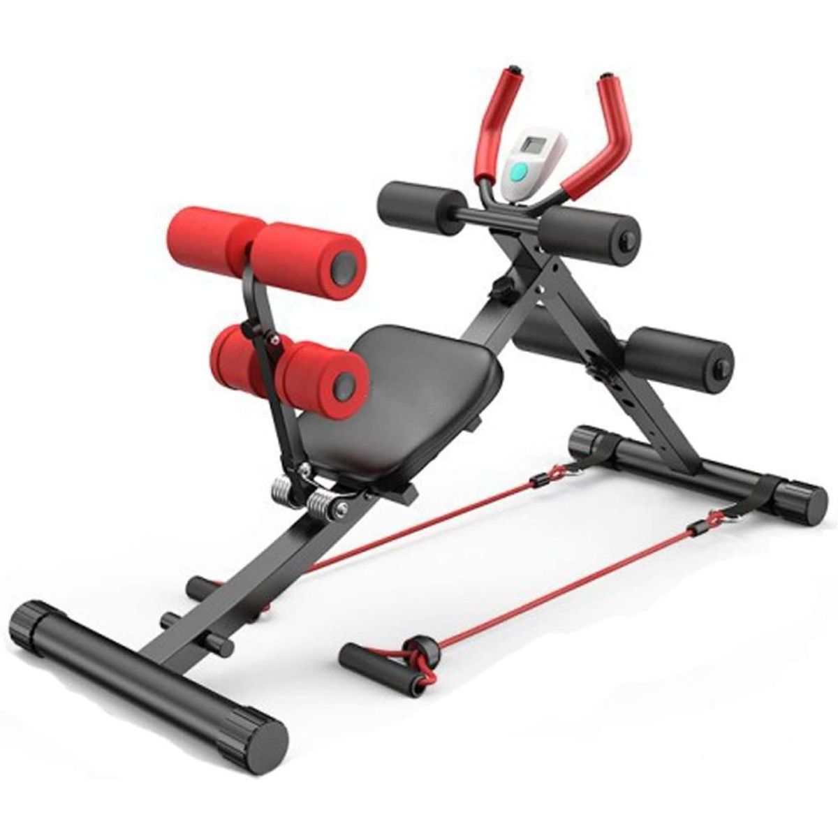 DETODOYMAS - Maquina Abdominales 4 en 1 Profesional Bandas Elásticas