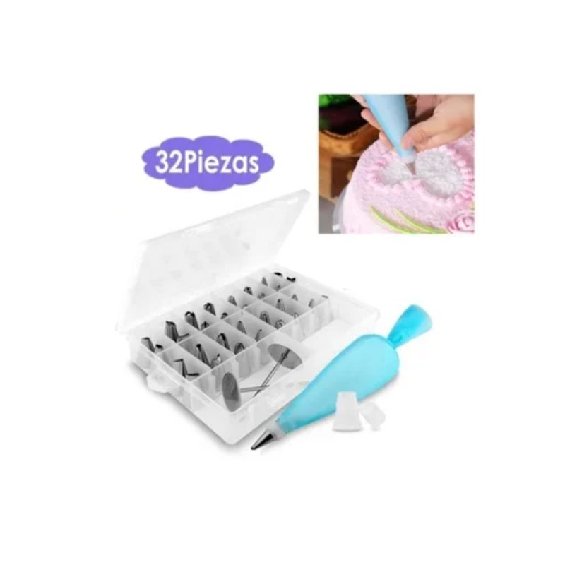 OFERTABKN - Set 32 Piezas Boquillas De Decoración Para Pastelería