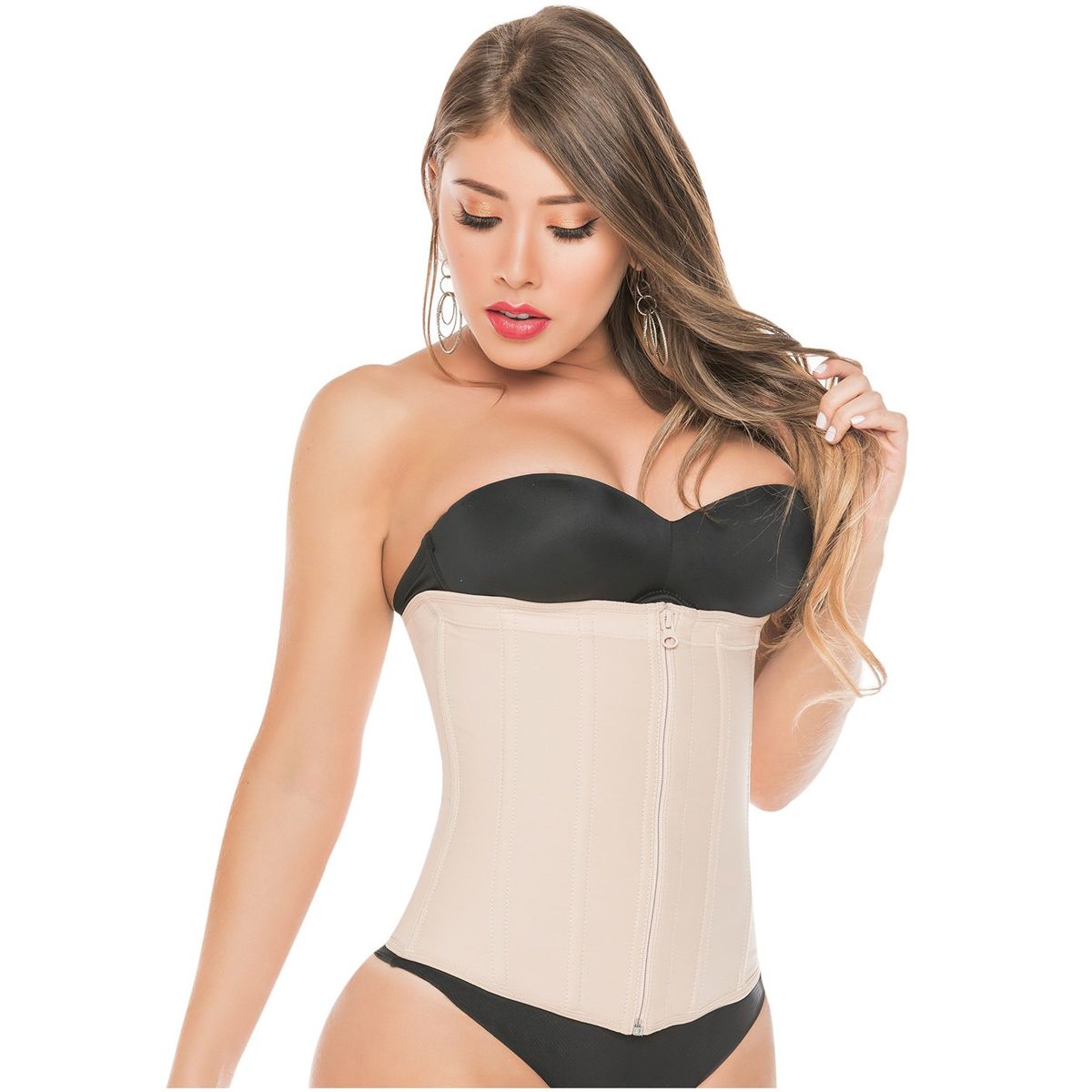 FAJAS SALOME - Faja Colombiana Cinturilla Moldeador Con Cierre 315-1 Fajas Salome