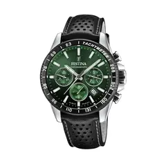 FESTINA - Reloj F20561/5 Verde Hombre Timeless Chronograph