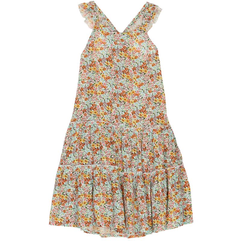 HUSH PUPPIES - Vestido Niña Estampado Amarillo HUSH PUPPIES