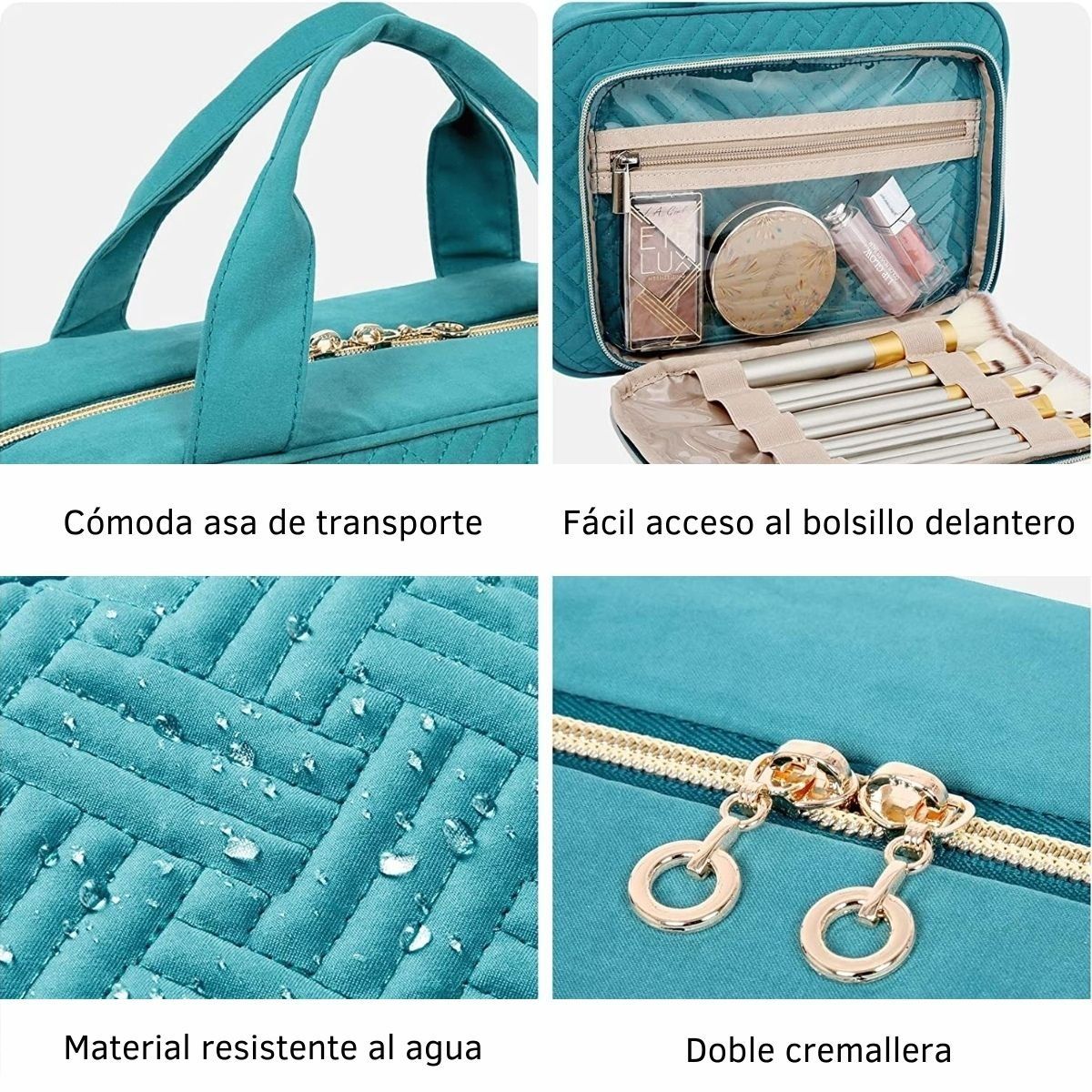 BAGSMART - Bagsmart Neceser Colgante Bonchemin Space Saver Pro 4 comp Turquesa