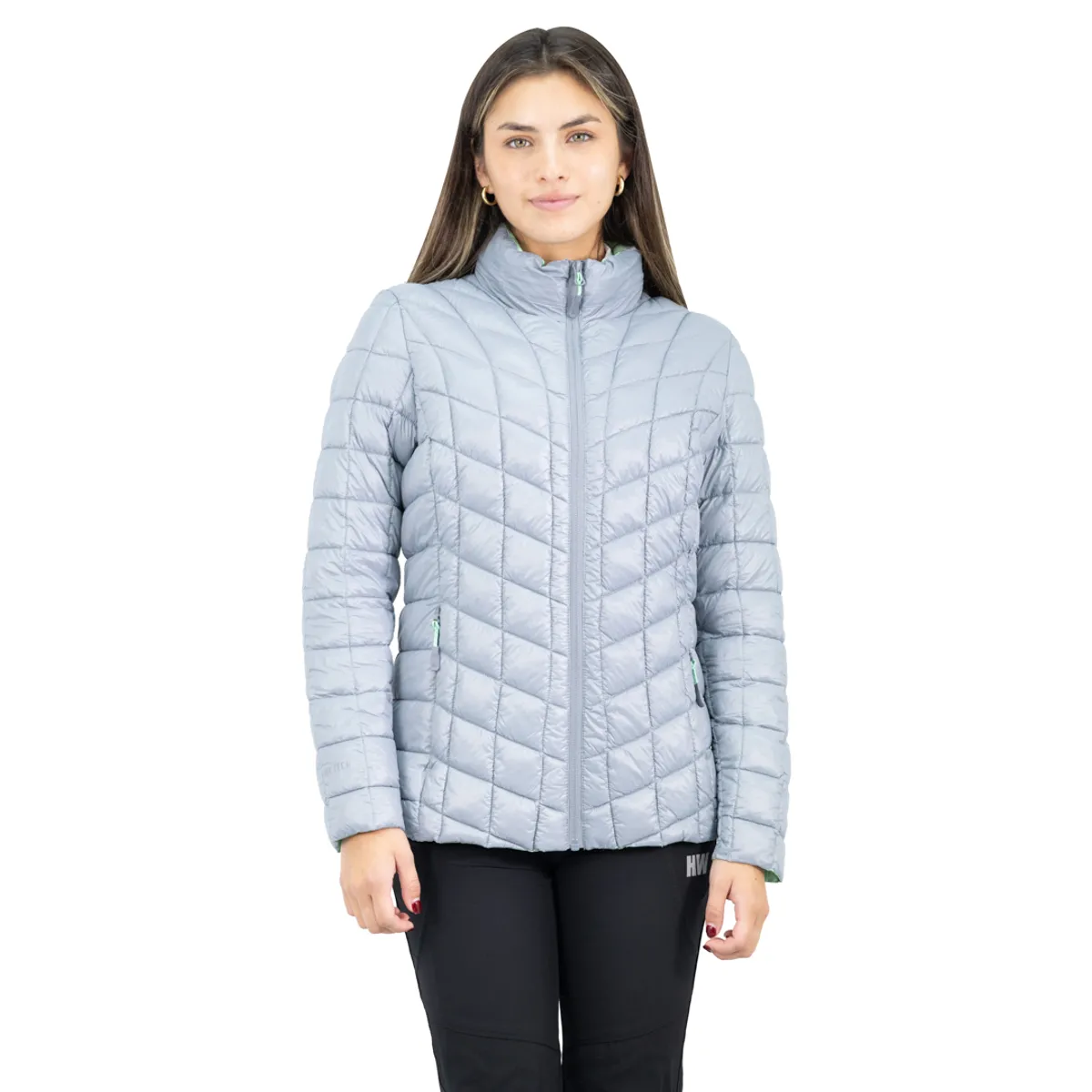 HARDWORK - Parka Insulada HW Traveler Mujer Light Grey