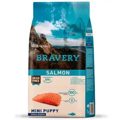 BRAVERY - Mini Puppy Salmón Raza Pequeña 2Kg