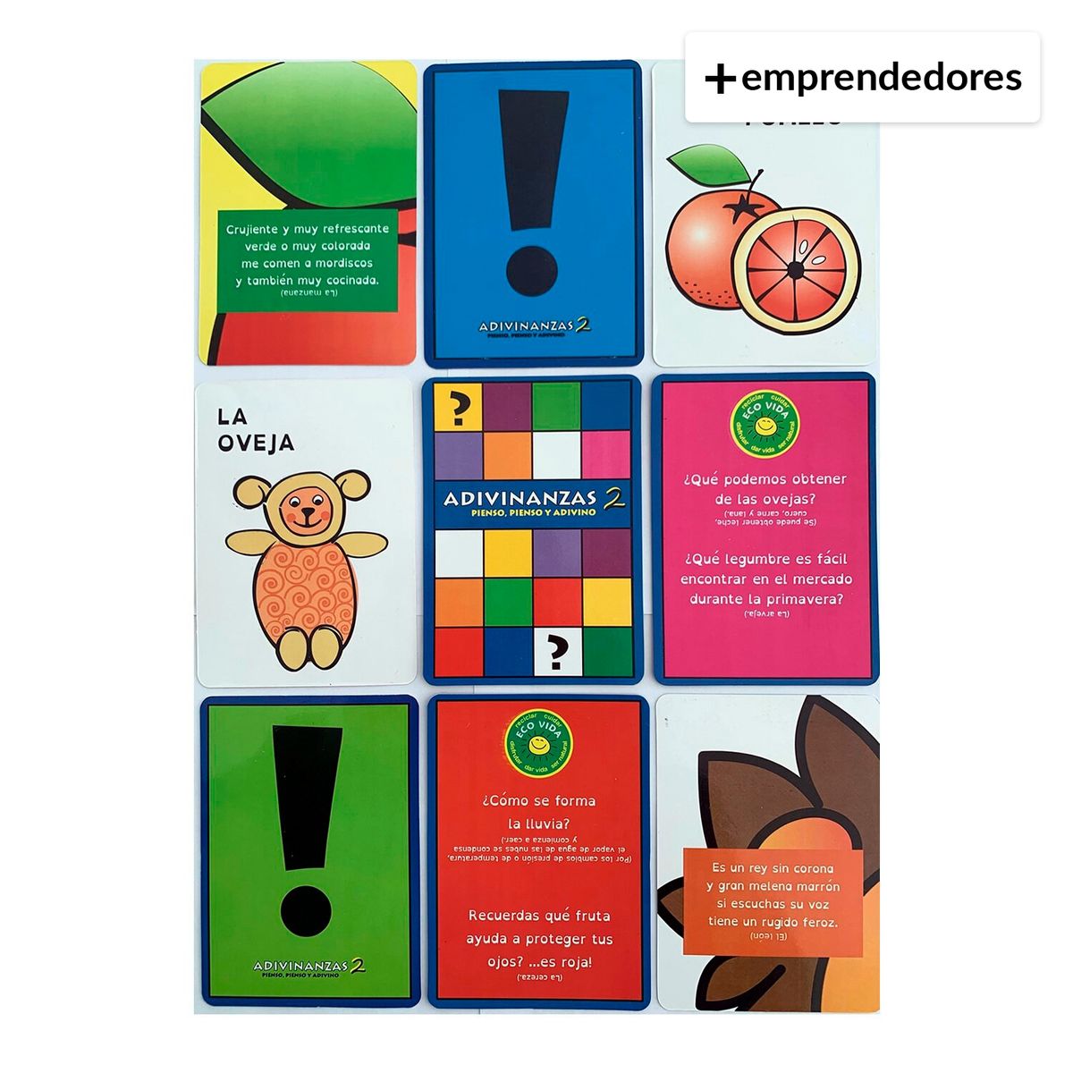 IDEAS AMIGABLES - Tarjetas Eco de Adivinanzas y Curiosidades