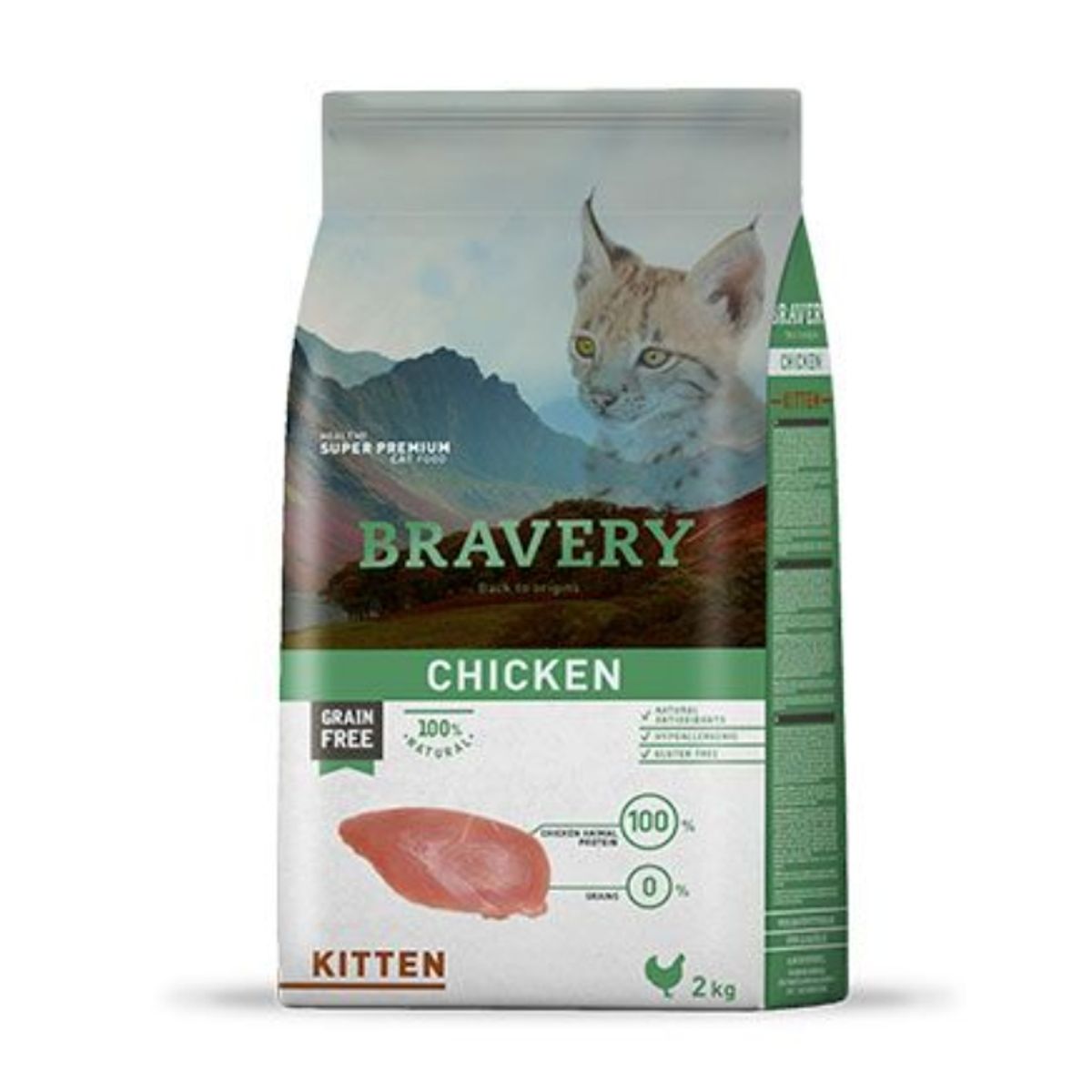 BRAVERY - Bravery Kitten Pollo 2kg