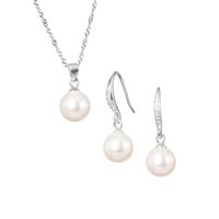 Conjunto Oslo Plata 925 creado con perlas de Swarovski® Cream