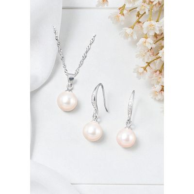 Imagen 2 del producto Conjunto Oslo Plata 925 creado con perlas de Swarovski® Cream