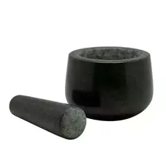 WAYU - Mortero Granito Negro - Negro