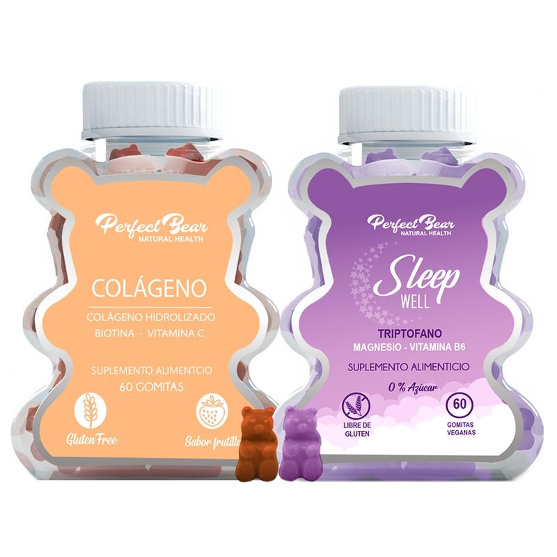 Perfect Bear - Colágeno Hidrolizado + L- Triptófano  1 mes