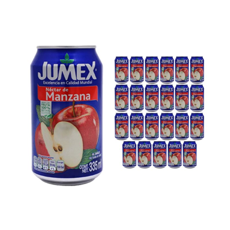 JUMEX - Jugo Néctar Jumex Sabor Manzana 335ml x 24 Unidades