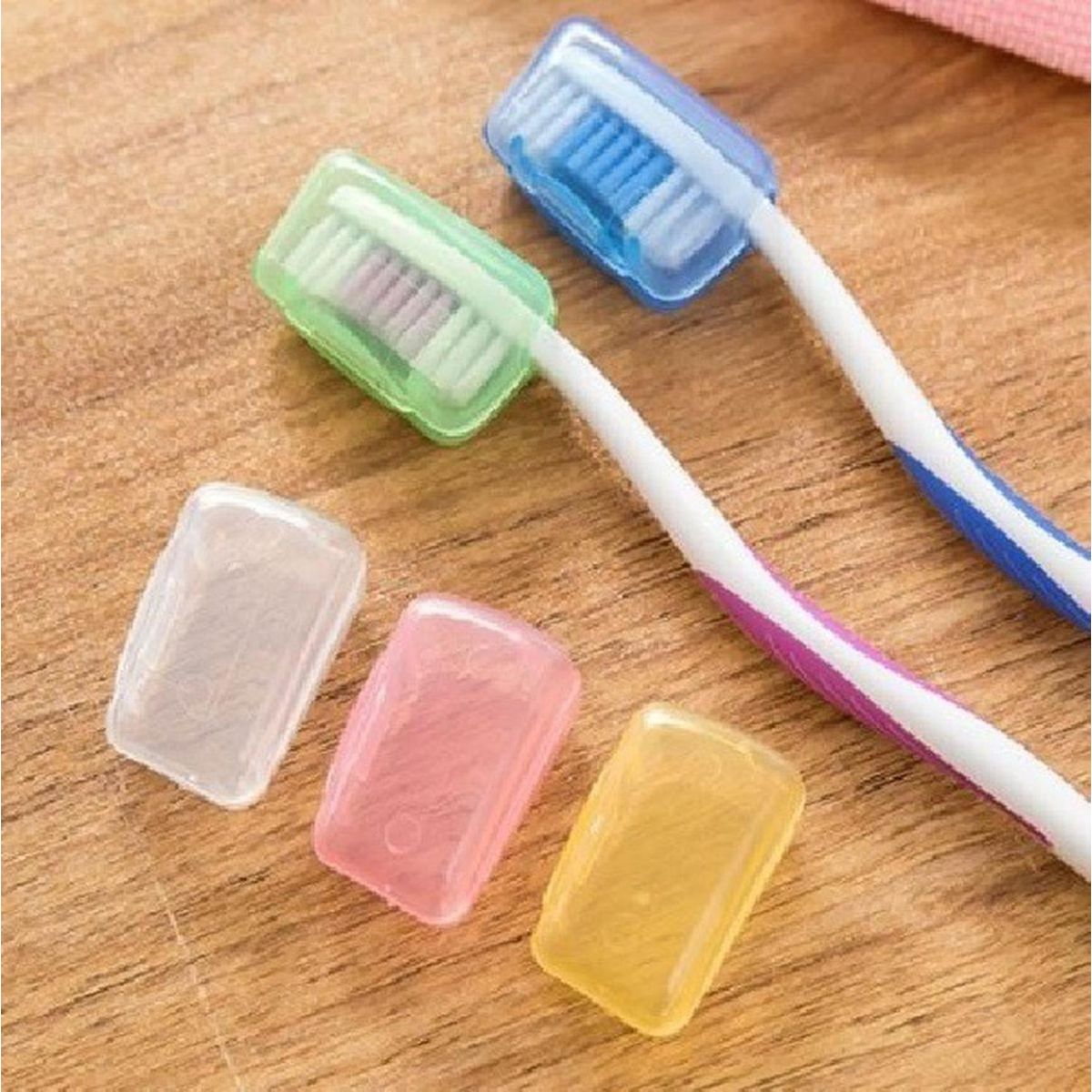 GENERICO - Set De 10 Protector De Cepillo Dientes Para Viajes