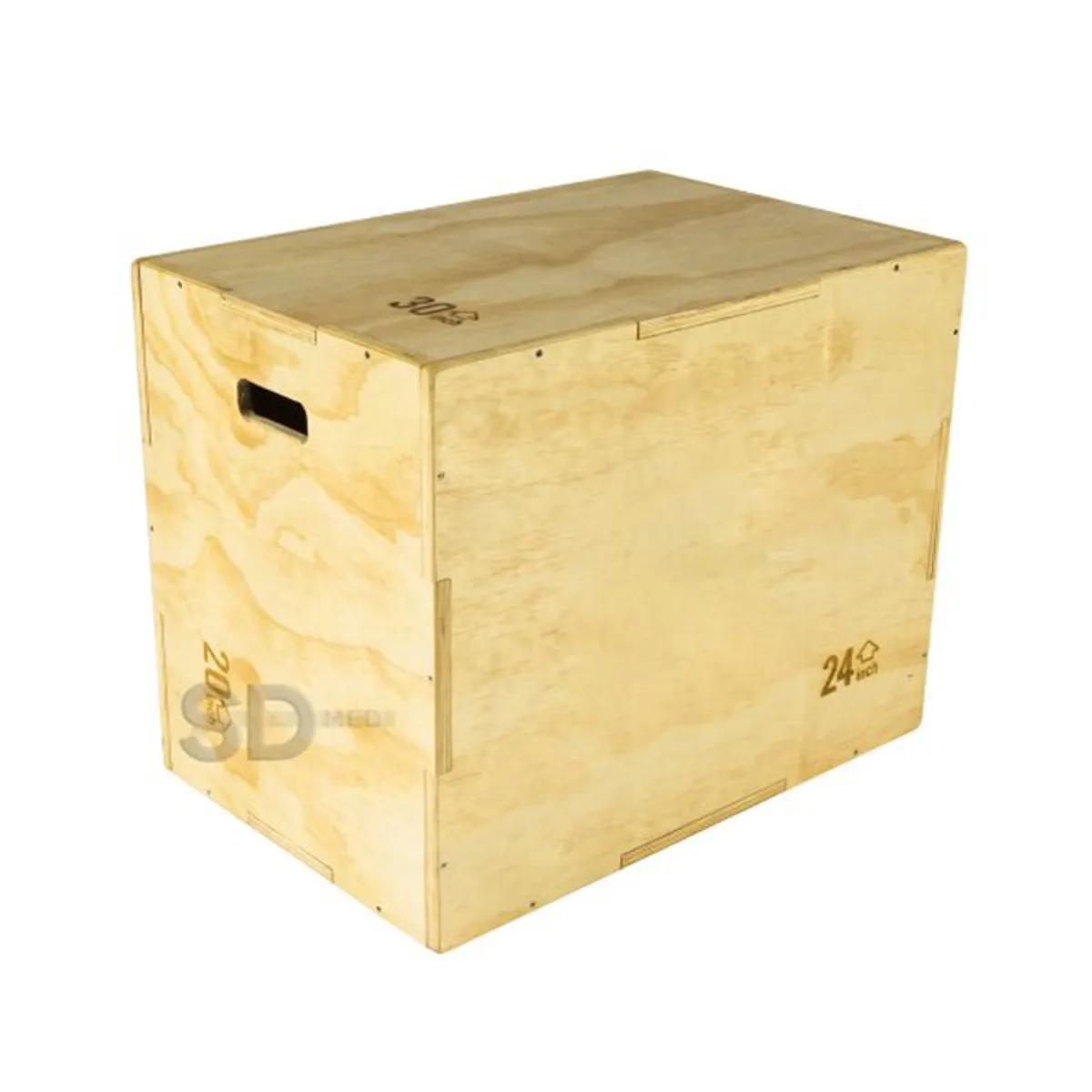 SDFIT - Cajón Crossfit de Madera 50 x 60 x 75 cm (Importado)