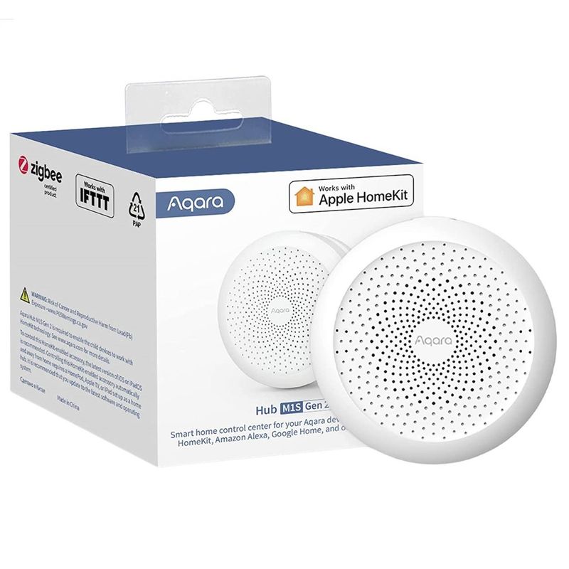 AQARA - Aqara Hub M1S Gen 2 Alarma Luz LED Apple Homekit, Alexa y Google Home