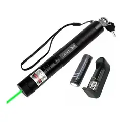 GENERICO - Laser Puntero Verde Astronómico Batería 10.000 Mw + Llave