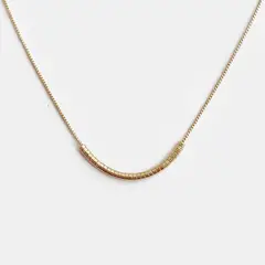 PSK JOYAS - Collar Mujer Enchape De Oro 18 Kt Pskjoyas Motacilla Luciana