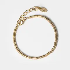 PSK JOYAS - Pulsera mujer enchape oro 18kt mostacillas Ariela