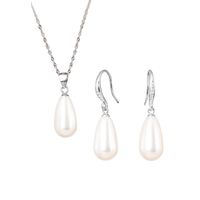 Conjunto Plata 925 Moscu creado con Perla de Swarovski® Cream